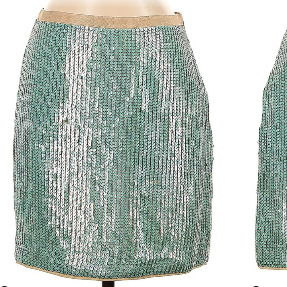 Shoshanna Sequin Mini Skirt
